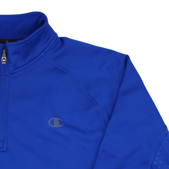 Champion Pullover Mens XL Blue 1/4 Zip Fleece Cold Weather Gear Duofold Tech - Picture 3 of 12